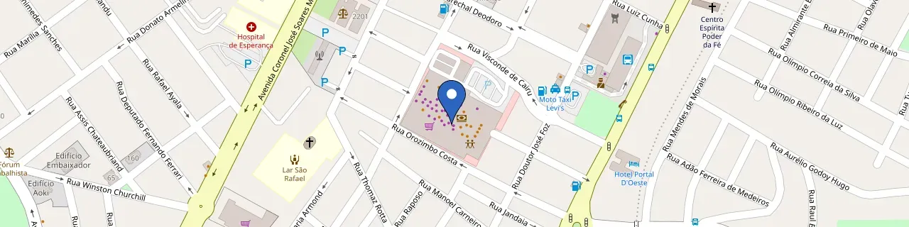 Mapa da estação Parque Shopping Prudente - Muffato