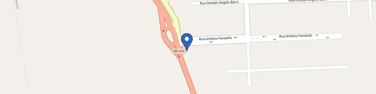 Mapa da estação Covesa Veículos - Nova Prata, RS