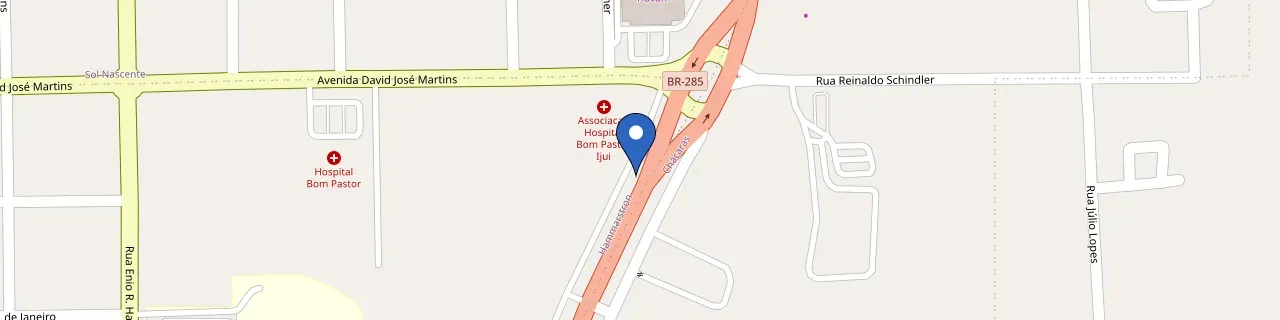 Mapa da estação DRSUL Nissan - Ijuí