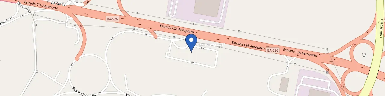 Mapa da estação Posto CIA Aeroporto