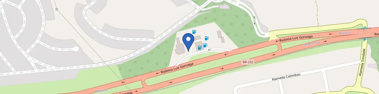 Mapa da estação Zon (Pe) - Posto Pichilau Vila Esperança