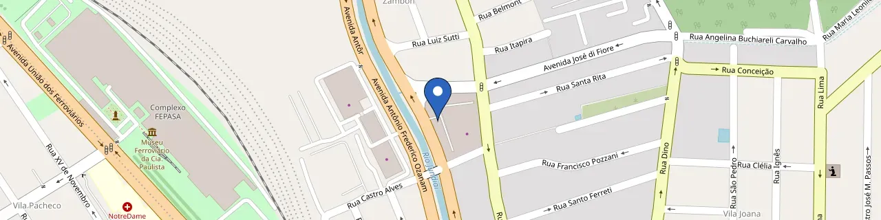 Mapa da estação BYD Dahruj Jundiaí