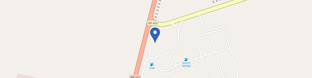 Mapa da estação Posto Trevão