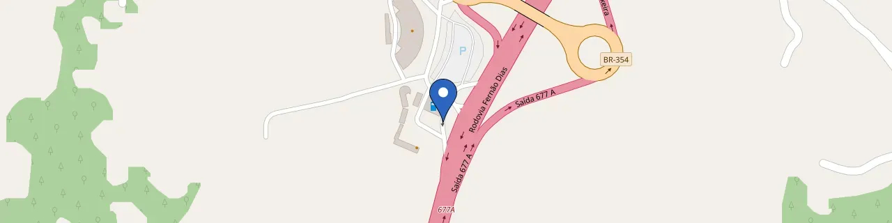 Mapa da estação Posto Crossville