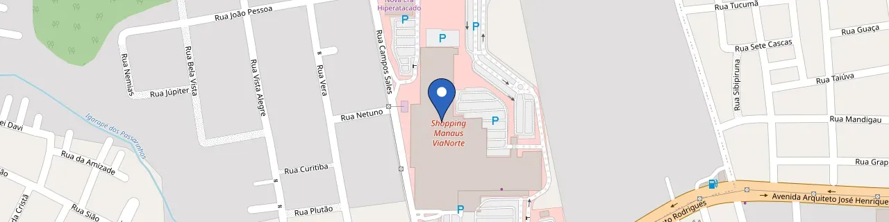 Mapa da estação Shopping Manaus ViaNorte