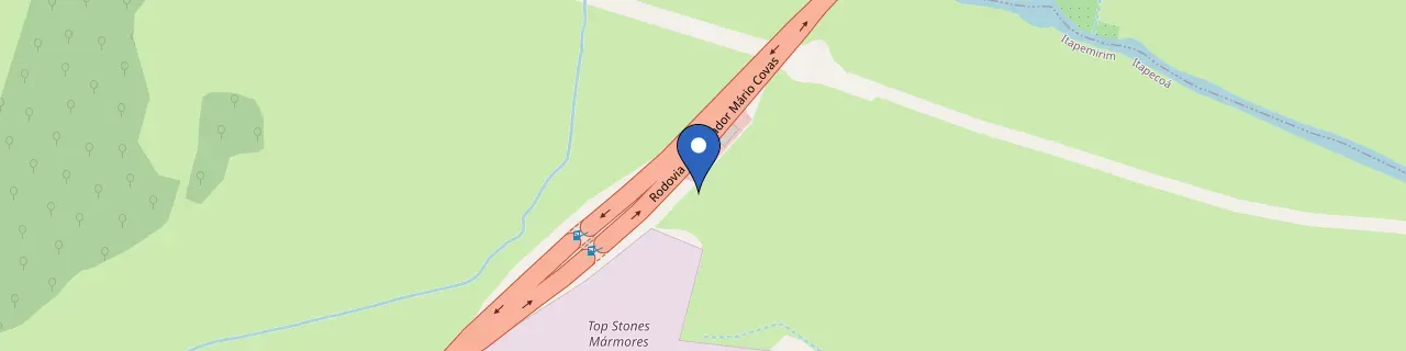 Mapa da estação Itapemirim - Sau - Eco Br101 Norte