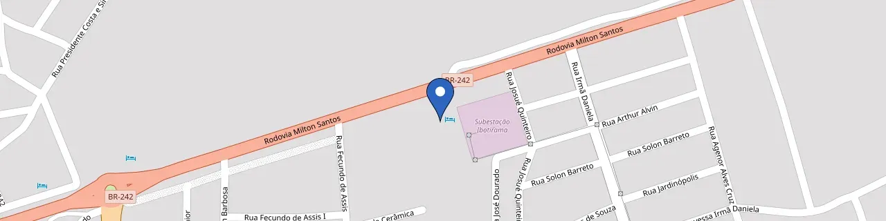 Mapa da estação Volvo - Hotel Serra Do Rio