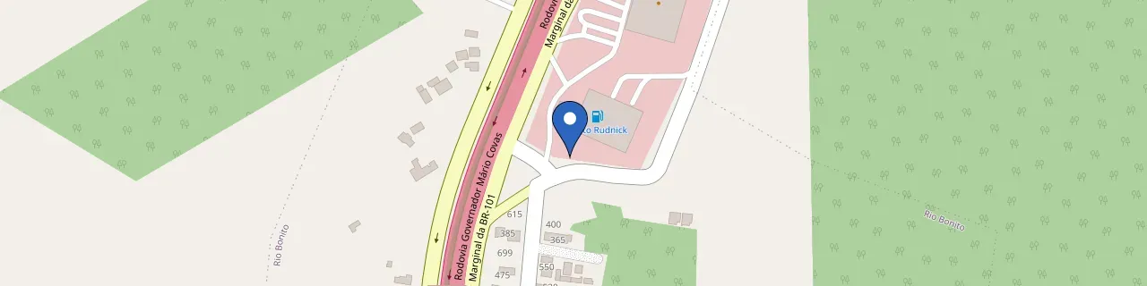 Mapa da estação Postos Rudnick