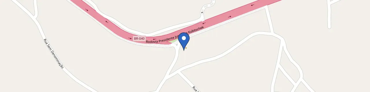 Mapa da estação Nosso Pão De Queijo