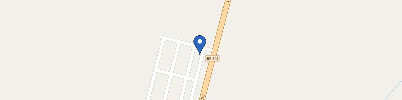 Mapa da estação BR Super Carga - Café do Rancho - Piracuruca