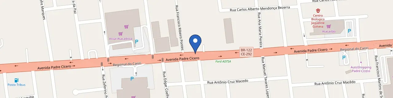 Mapa da estação Mobilize | Renault Terra Santa