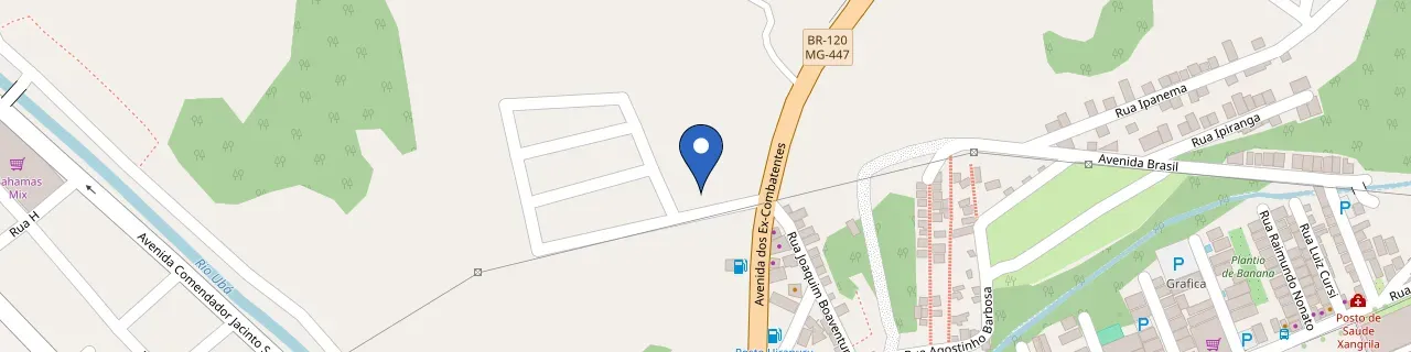 Mapa da estação Supermercado Nova Era