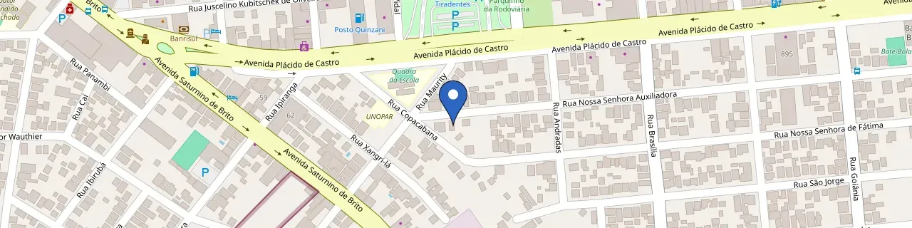 Mapa da estação Bedinoto Tecnologia | Cruz Alta