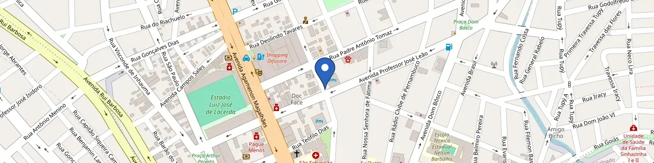 Mapa da estação Evoluz Citi Hotel Premium