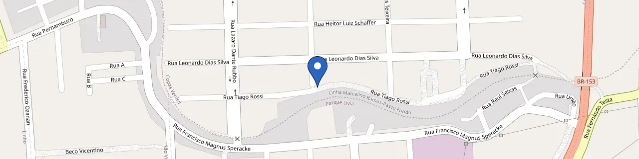 Mapa da estação Administração ROTA77