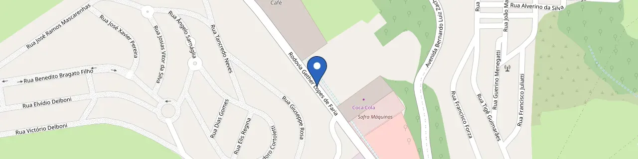 Mapa da estação Super Atacado Lavagnoli