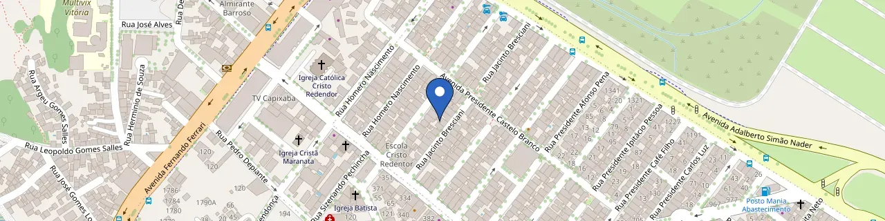 Mapa da estação Space22 Coworking