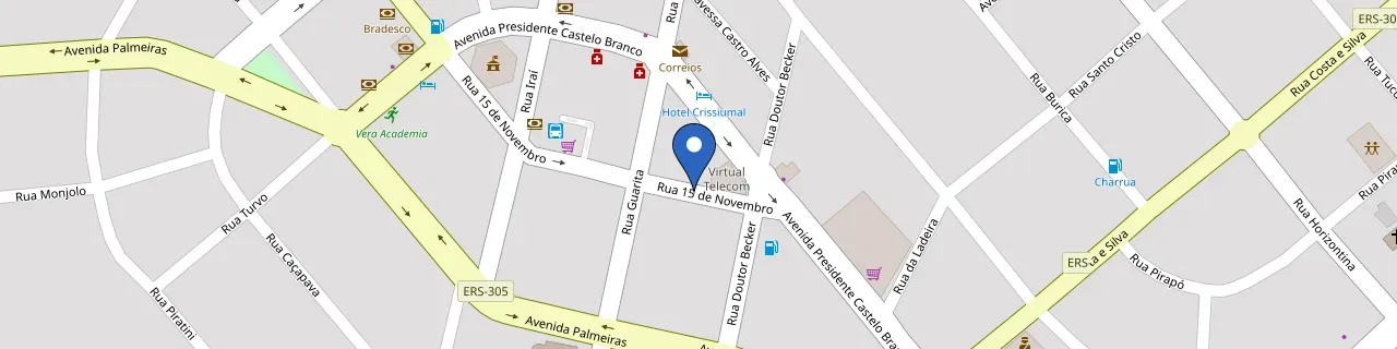 Mapa da estação Cornelius