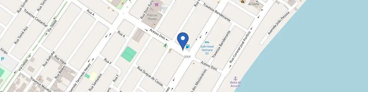 Mapa da estação GDC Mobi Altamira