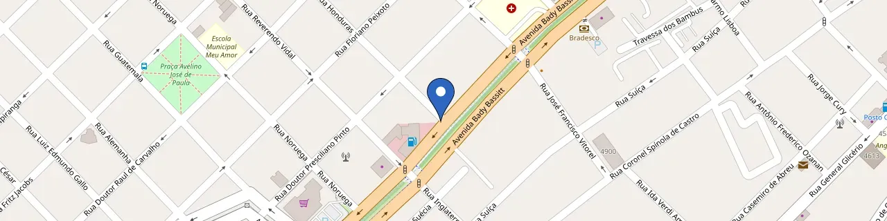 Mapa da estação BYD Allma