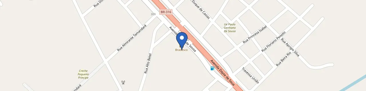 Mapa da estação Neres Hotel