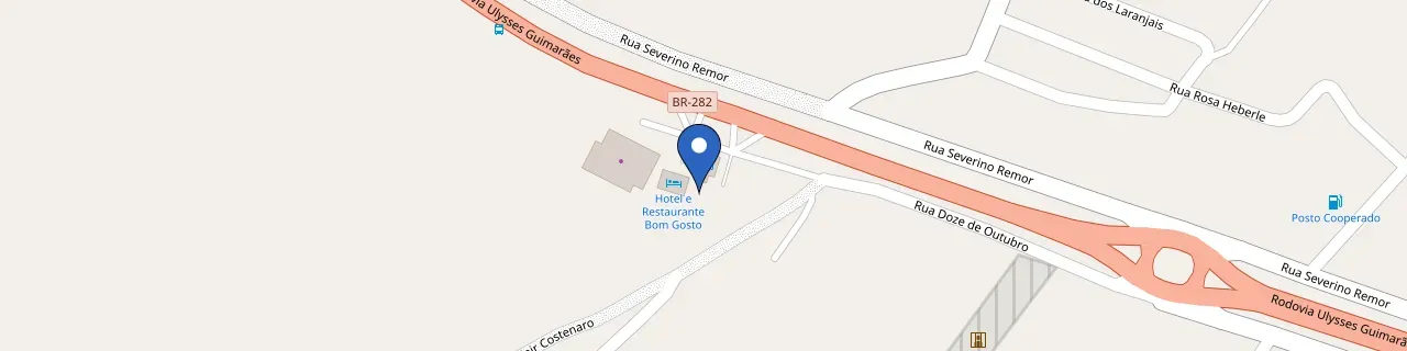 Mapa da estação Posto Ipimax