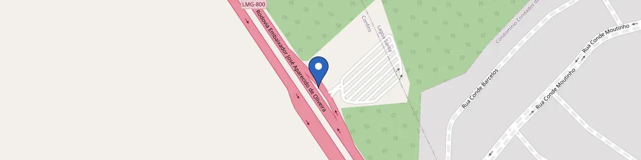 Mapa da estação Premium Park Confins