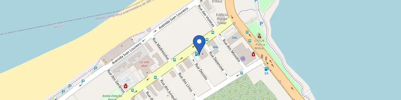 Mapa da estação Empório Fribal Peninsula