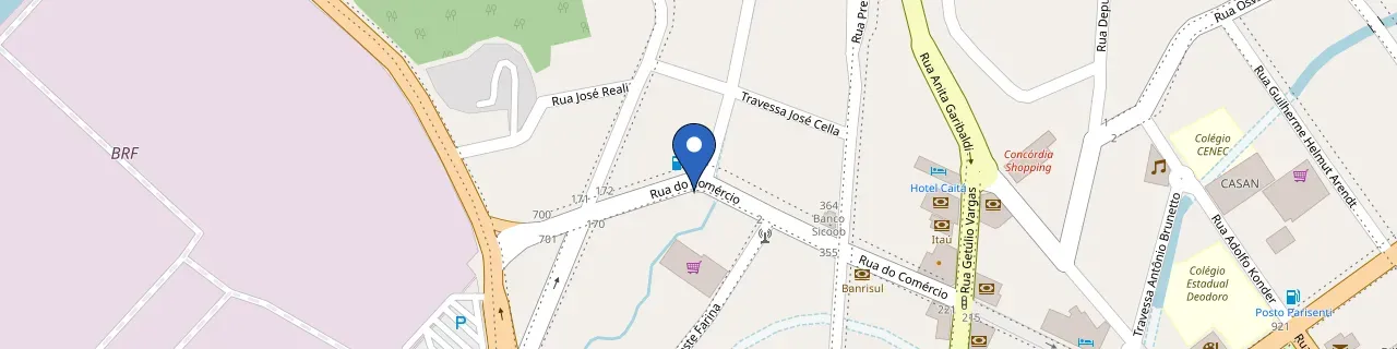 Mapa da estação Posto Lamonato