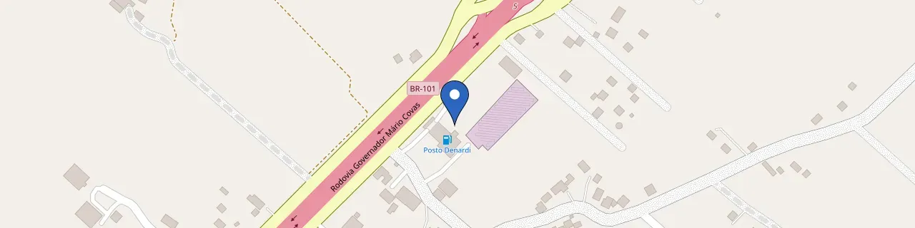 Mapa da estação Posto GNV Buffon