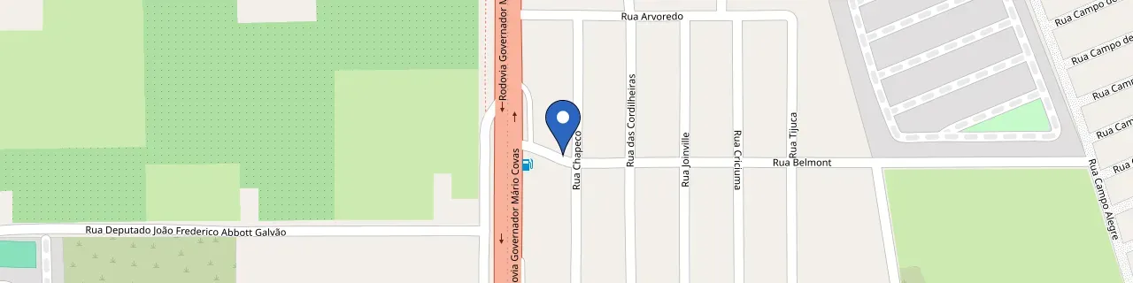 Mapa da estação Neoenergia