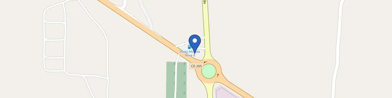 Mapa da estação ZON (CE) - Posto Petrobras Morada Nova