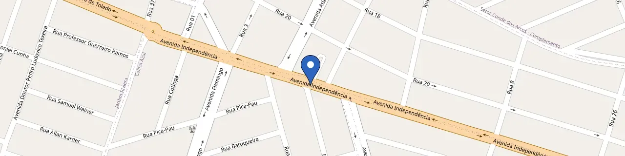 Mapa da estação YellotMob - Goiás Esporte Clube