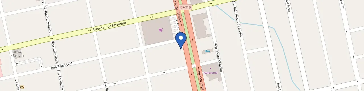 Mapa da estação Provenzano Auto Posto Capelinha