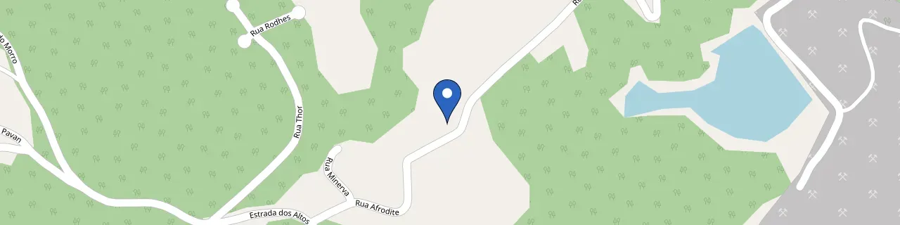 Mapa da estação Quinta Do Mirante