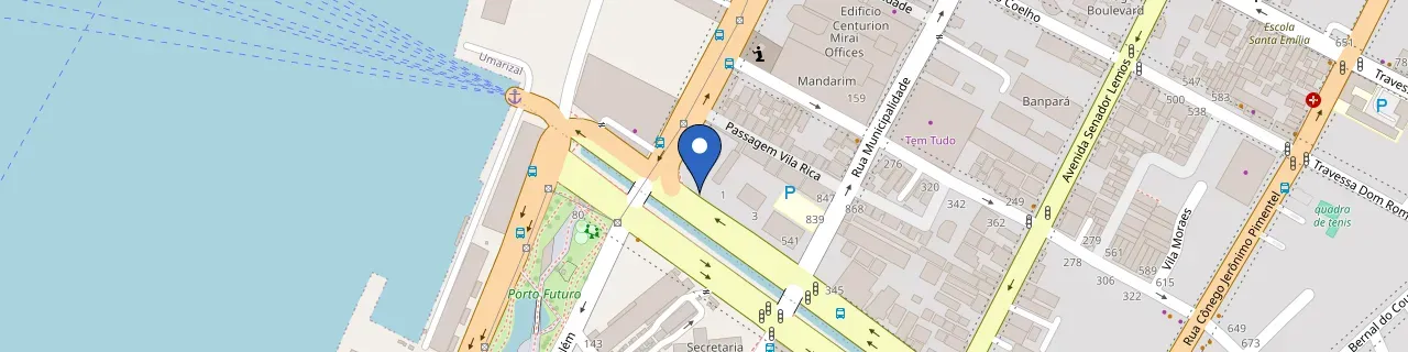 Mapa da estação Garagem Pessoal Igor Leite