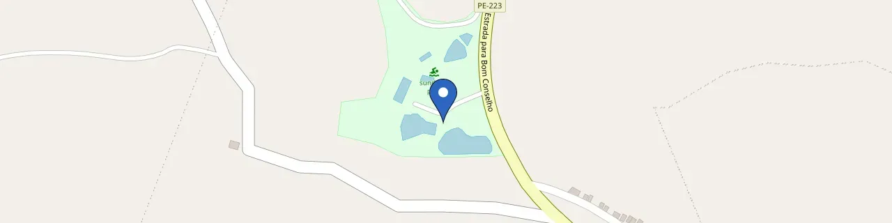 Mapa da estação Sundown Park