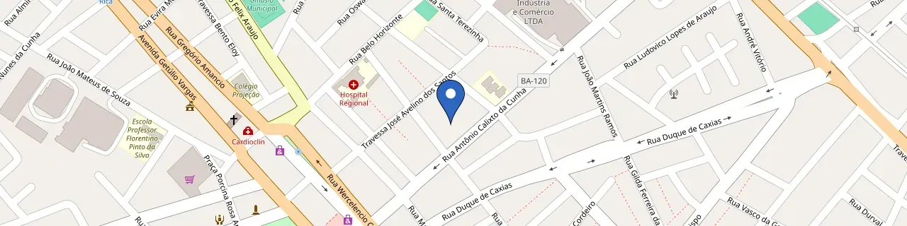 Mapa da estação Hotel Galicia