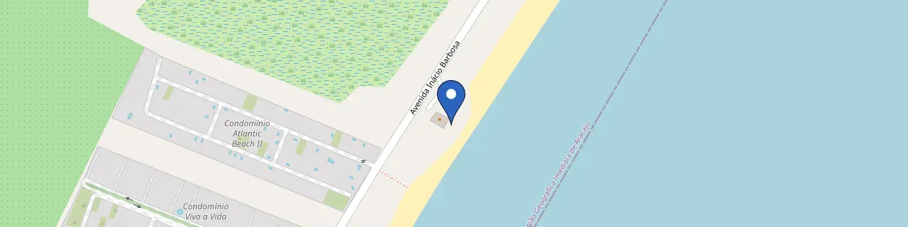 Mapa da estação Duna - Beach Club Bar