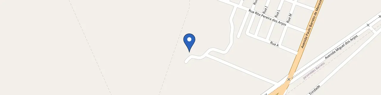 Mapa da estação Fazenda Santo Antônio