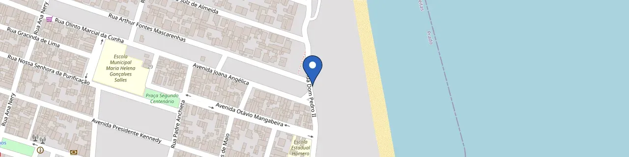 Mapa da estação Mar & Sol Praia Hotel