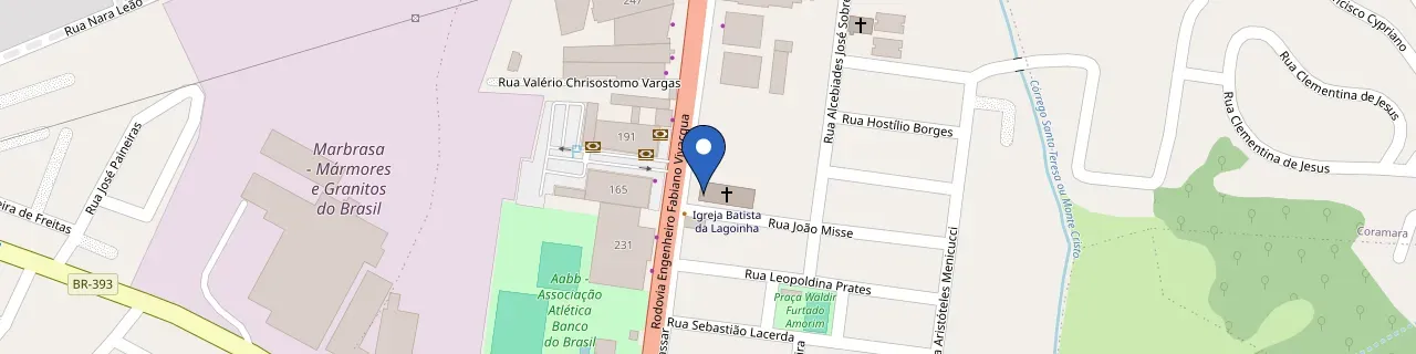 Mapa da estação Top Padaria