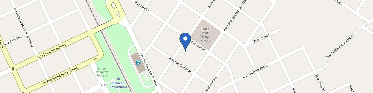 Mapa da estação Supermercado Mituo