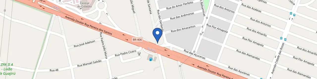 Mapa da estação Zon (Rn) - Posto Expresso