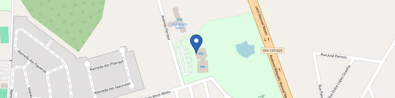 Mapa da estação Hotbeach-Resort