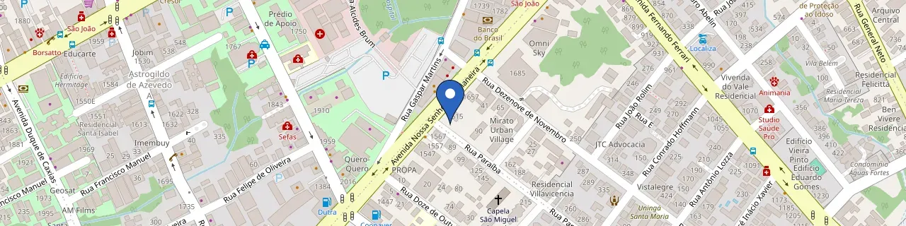 Mapa da estação EcoVoltz