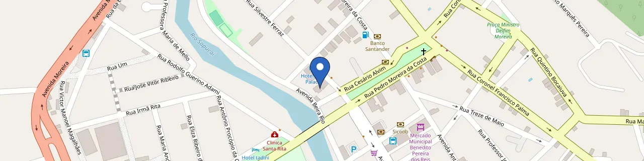 Mapa da estação Hotel Real Palace