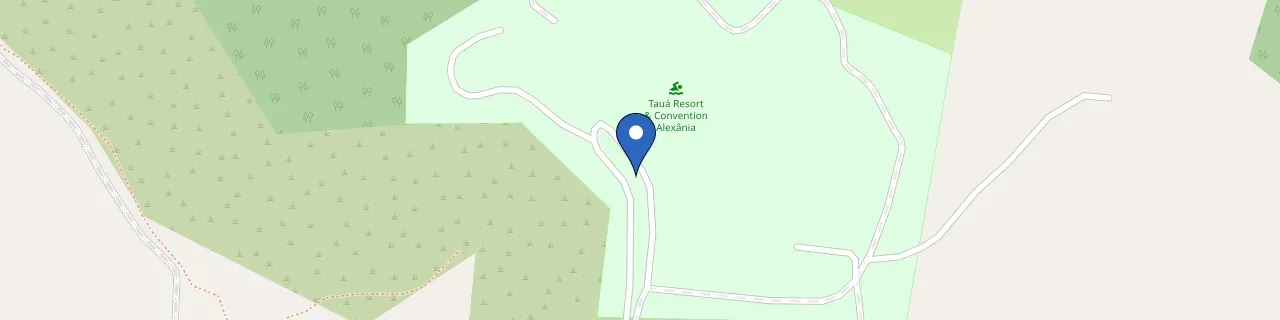 Mapa da estação Tauá Resort Alexânia