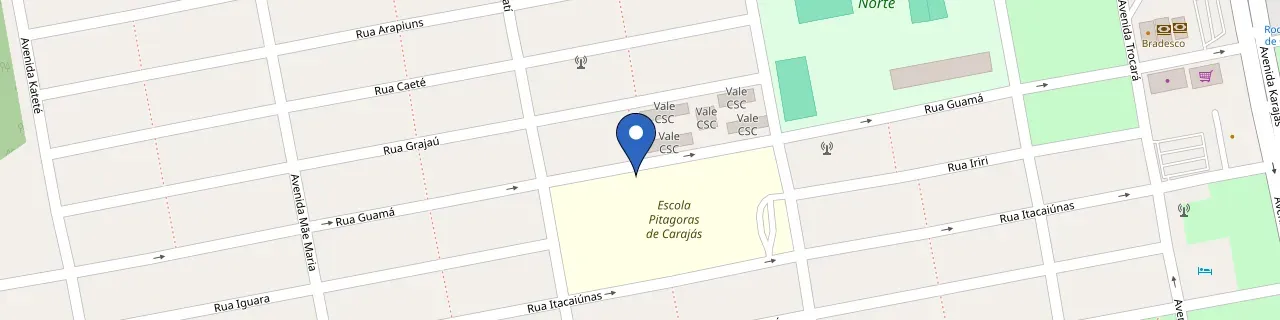 Mapa da estação Prédio Ferrosos