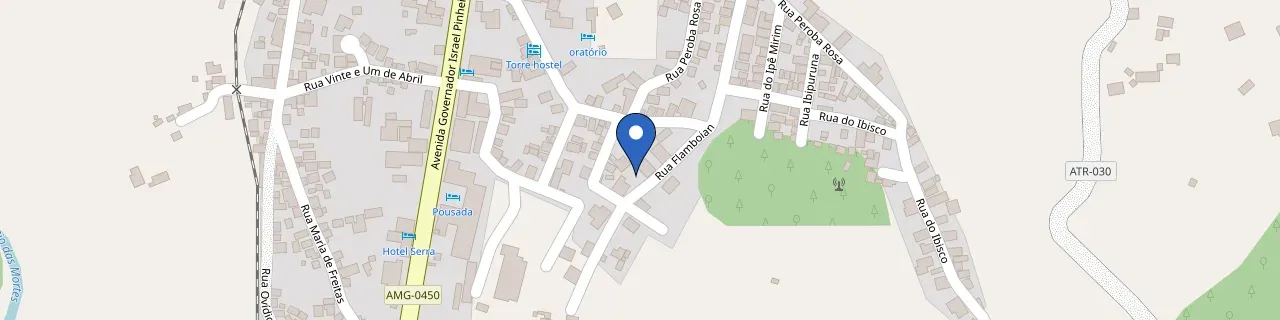 Mapa da estação Pousada Maria Monteiro